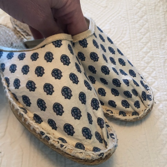 French Country Vintage Espadrille Slides Provincial Pierre Deux - Picture 5 of 5